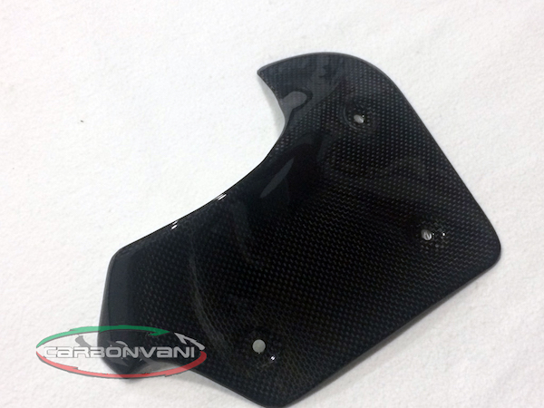 CARBONVANI - DUCATI XDIAVEL CARBON FIBER HEAT SHIELD FOR TERMIGNIONI EXHAUST CARBONVANI - DUCATI XDIAVEL CARBON FIBER HEAT SHIELD FOR TERMIGNIONI EXHAUST